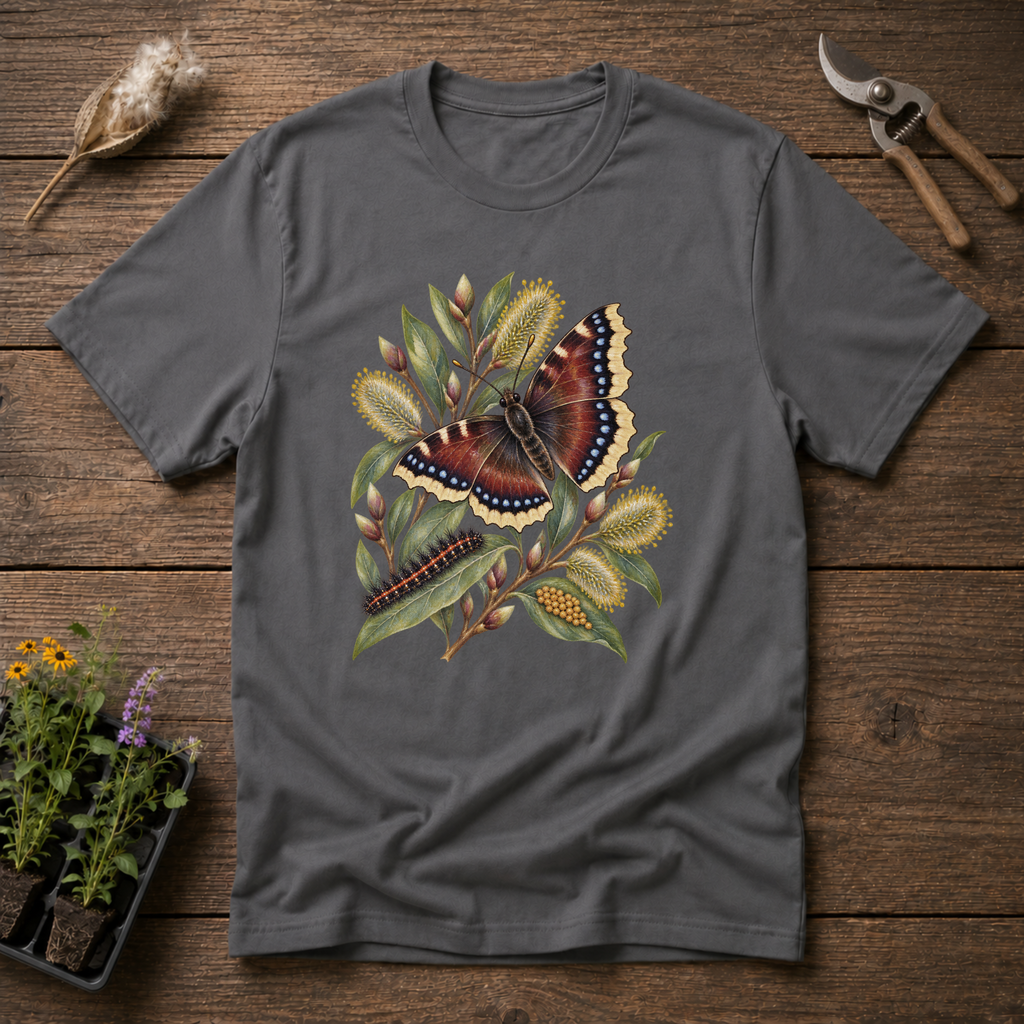 Mourning Cloak T-Shirt in Charcoal