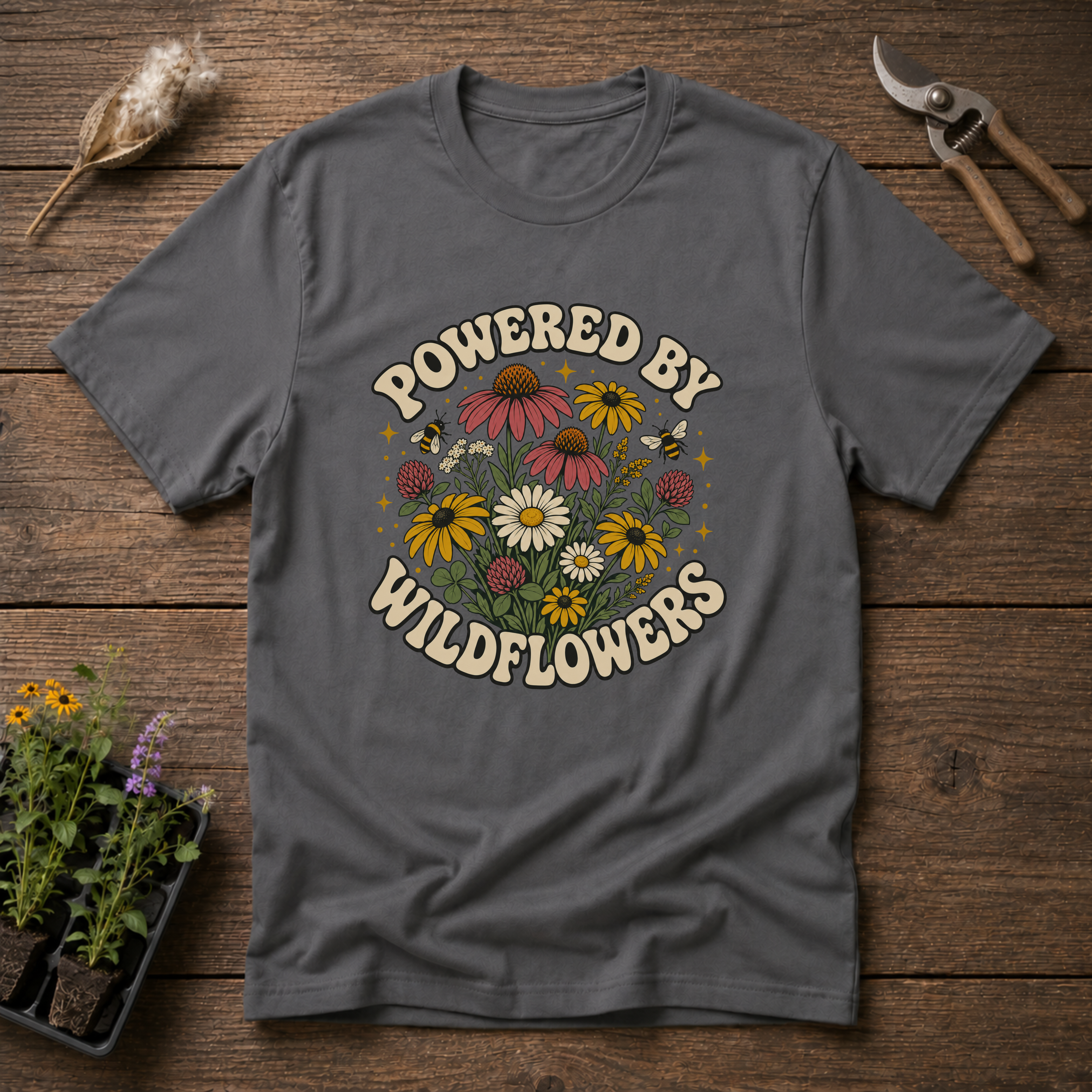 Powered By Wildflowers T-Shirt