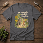 Checking The Caterpillars T-Shirt in Charcoal