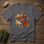 Dancing Pollinators T-Shirt in Charcoal