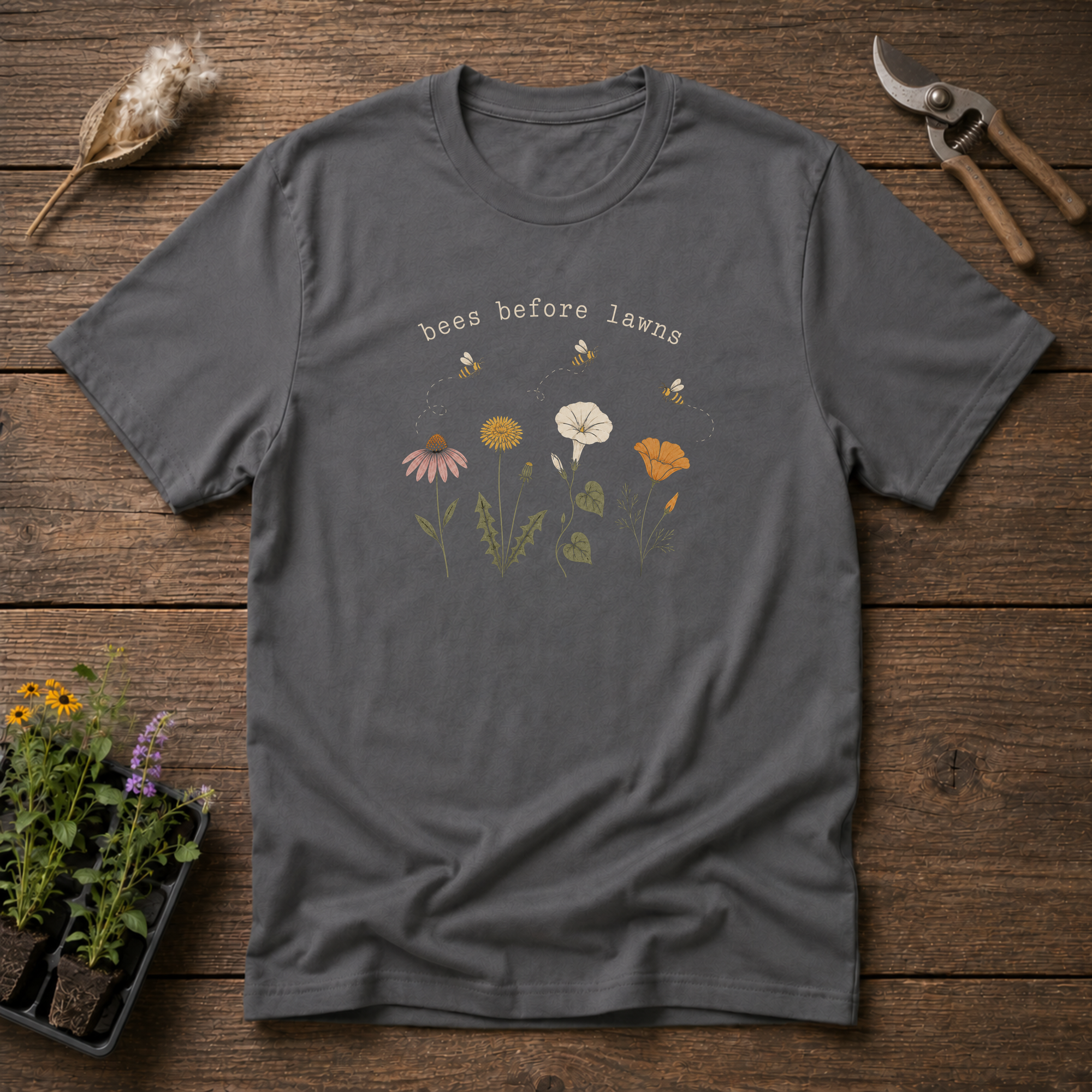 Bees Before Lawns T-Shirt