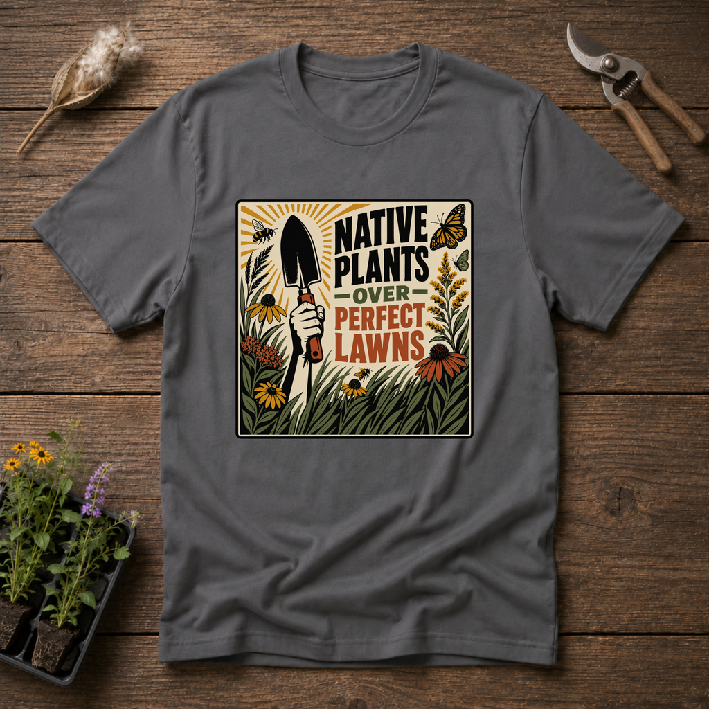 Native Plants Over Perfect Lawns T-Shirt