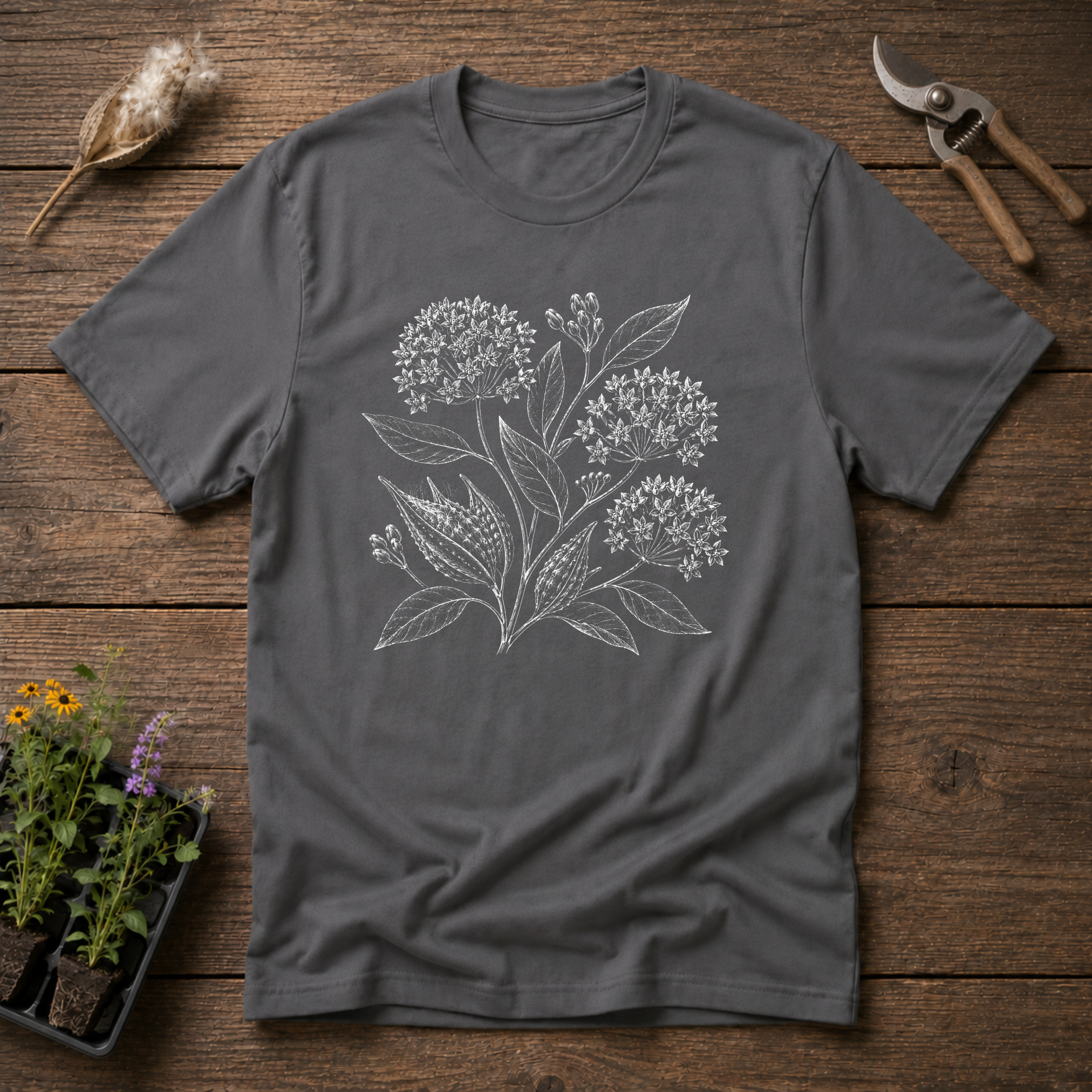 Snowy Milkweed T-Shirt