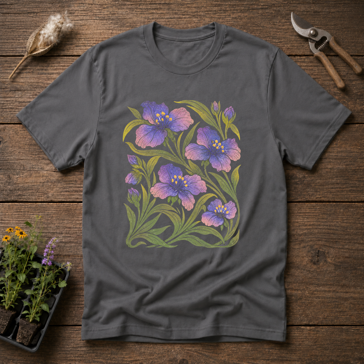 Spiderwort Flower T-Shirt