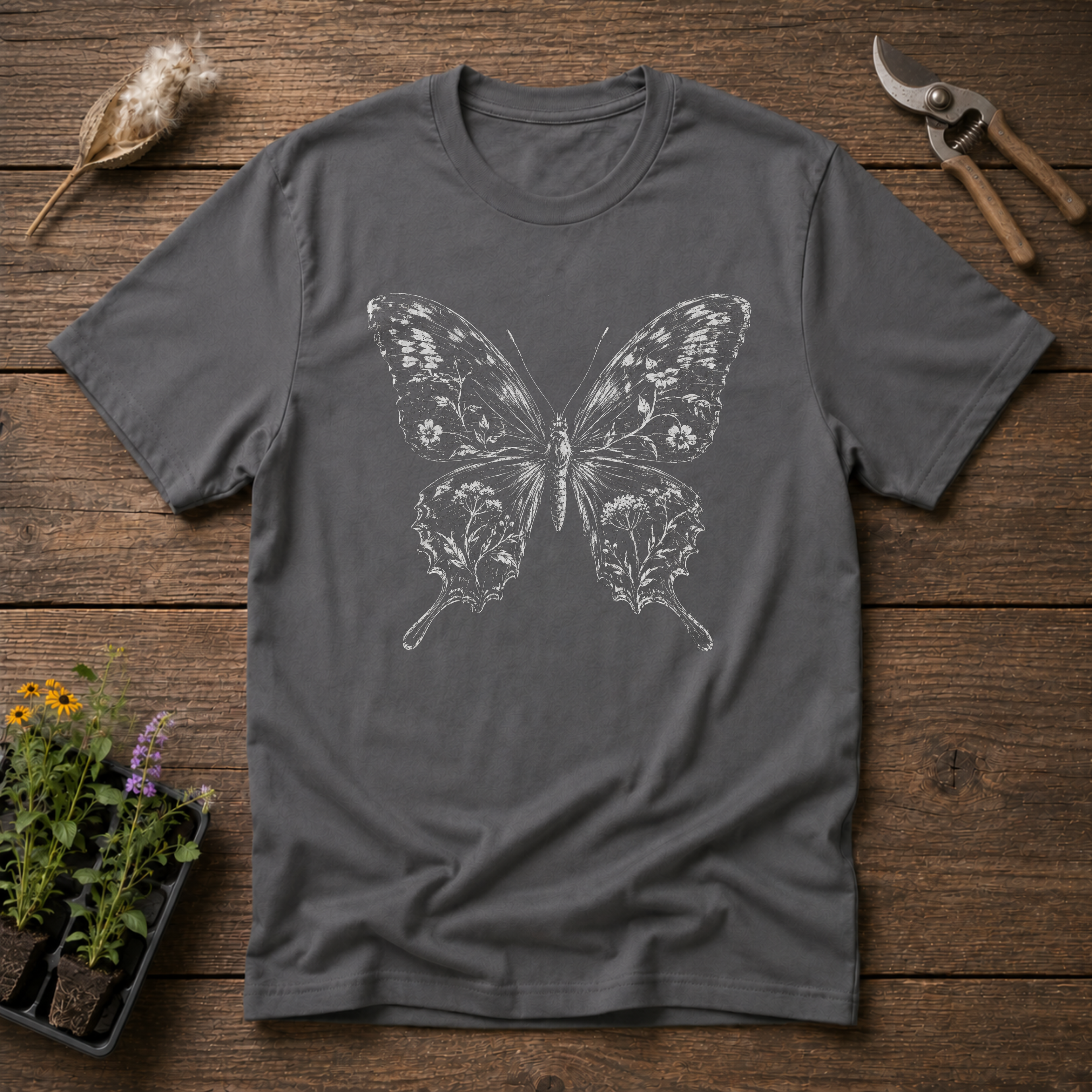 Botanical Butterfly T-Shirt