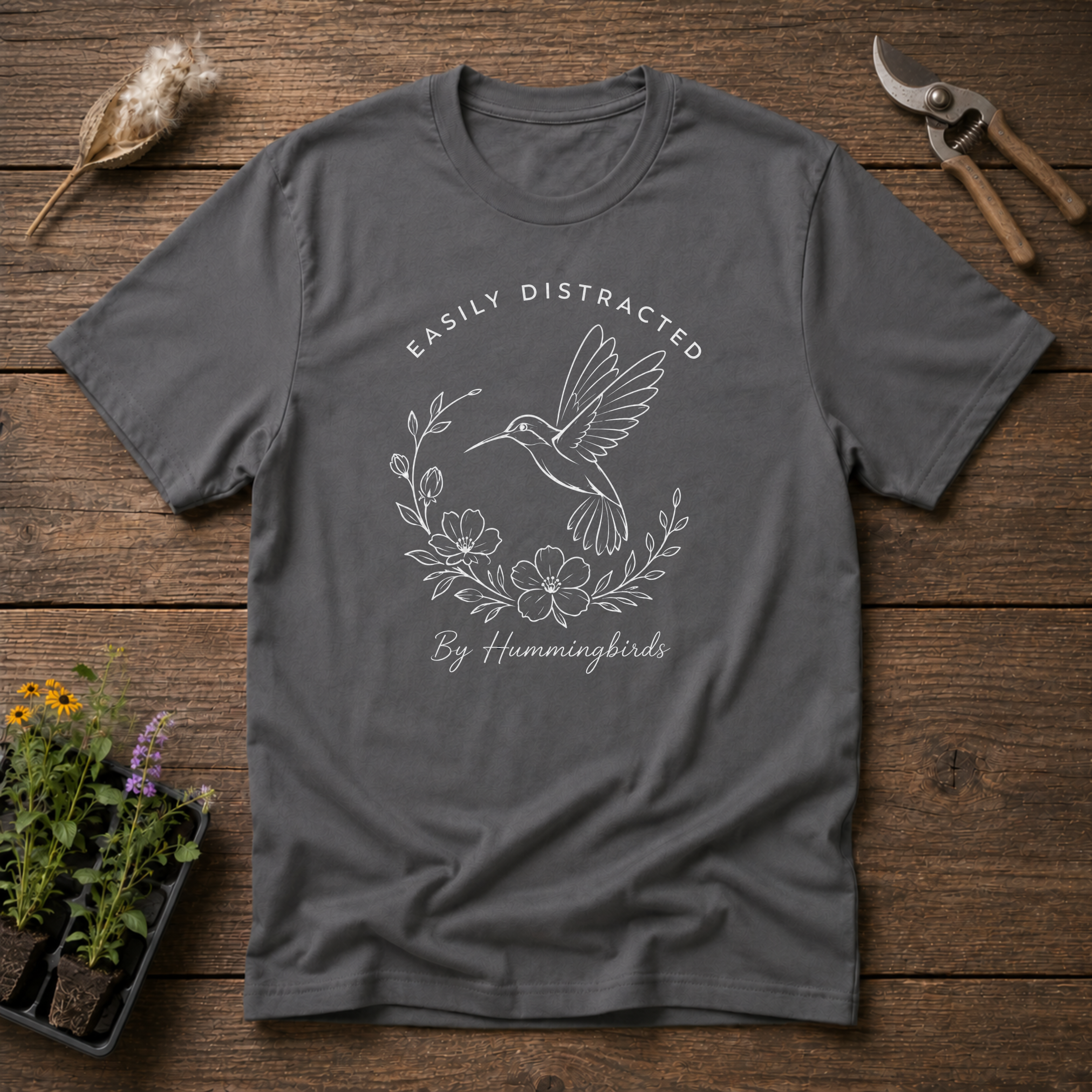 Easily Distracted By Hummingbirds T-Shirt