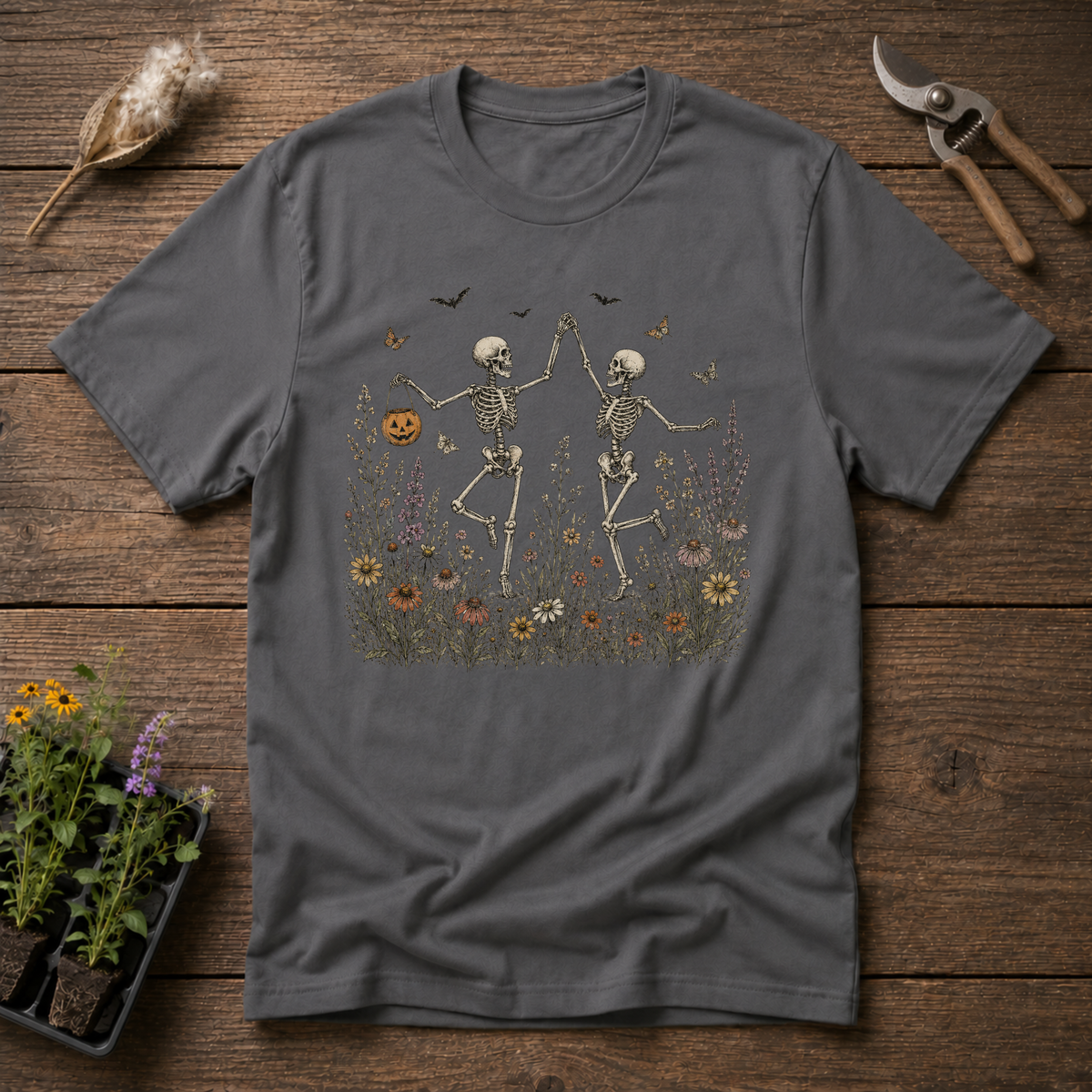 Dancing Meadow Skeletons T-Shirt