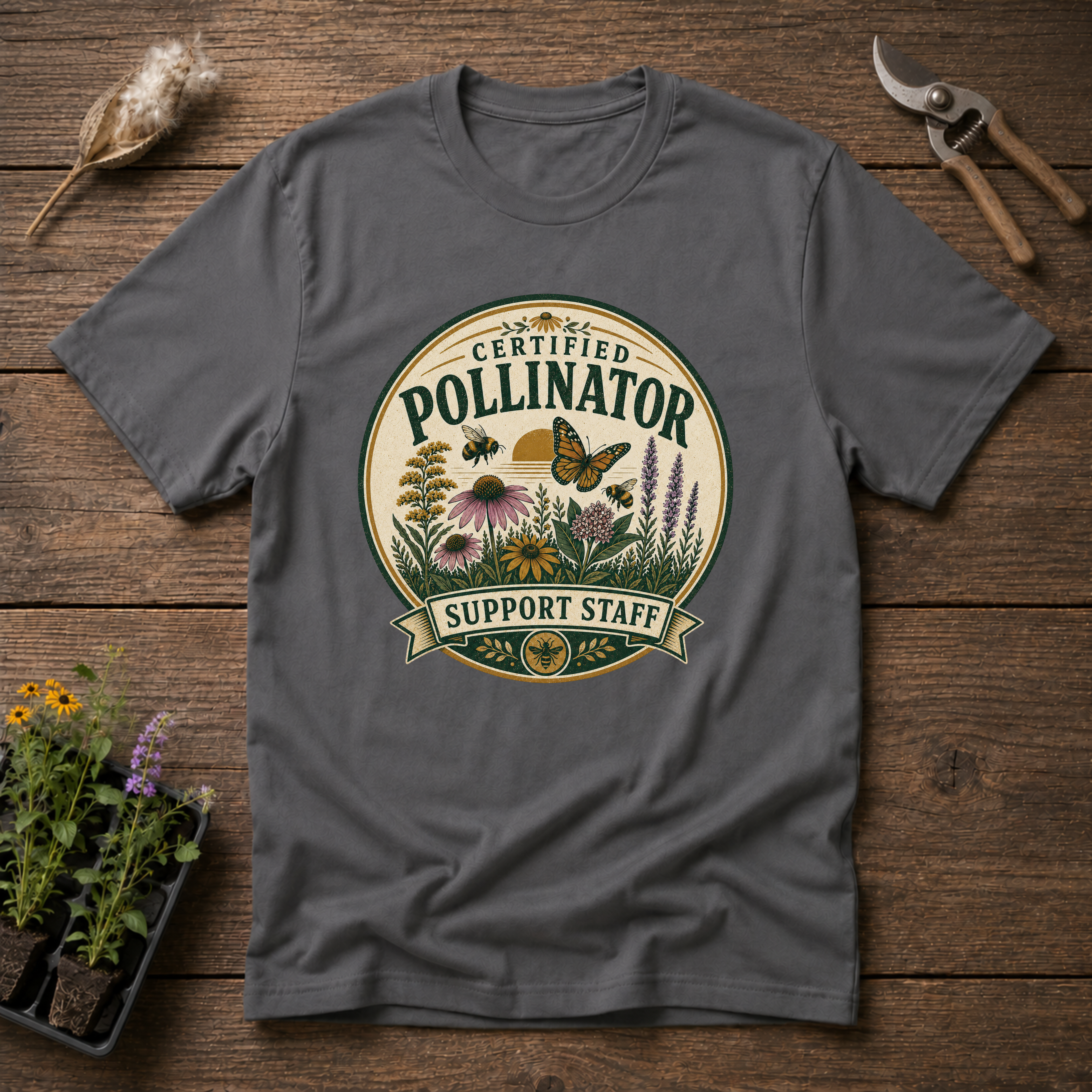Certified Pollinator Support Staff T-Shirt