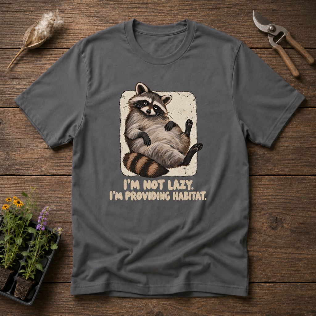 Providing Habitat T-Shirt in Charcoal