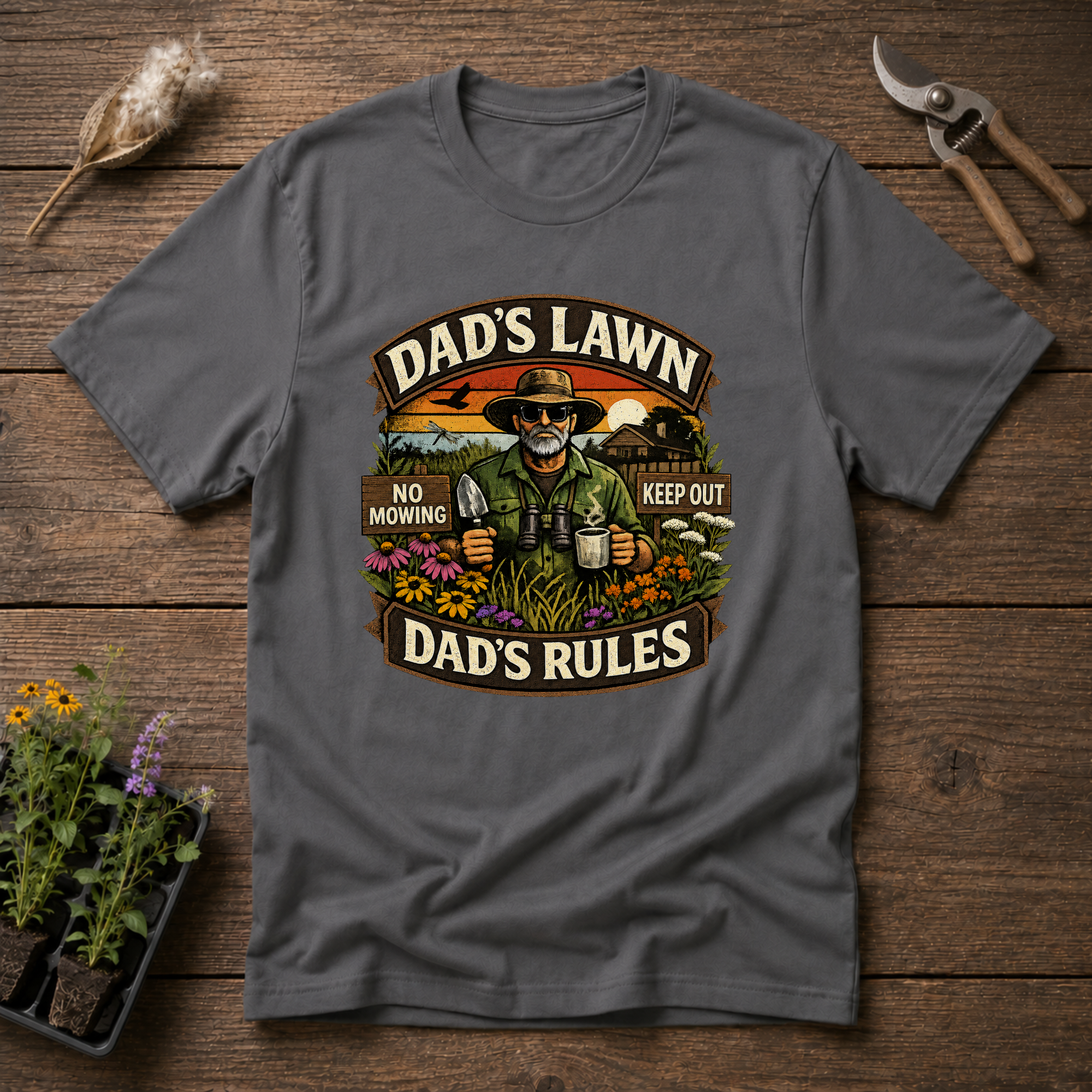 Dad's Yard Rules T-Shirt