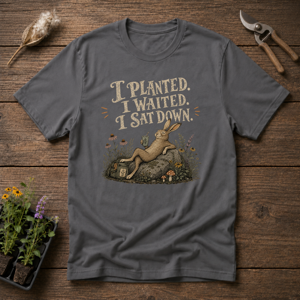 I Planted I Waited I Sat Down T-Shirt