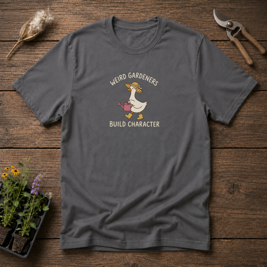 Weird Gardeners Build Character T-Shirt