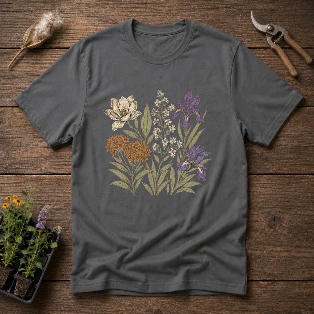 Woodland Wildflower Bouquet T-Shirt
