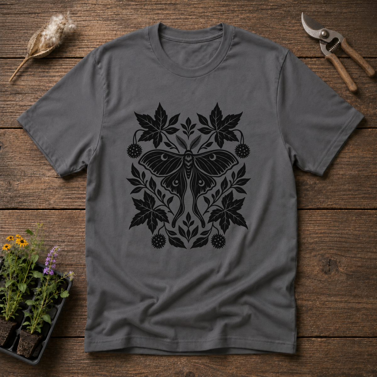 Folk Luna Moth T-Shirt