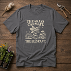 Bees Can’t Wait T-Shirt in Charcoal