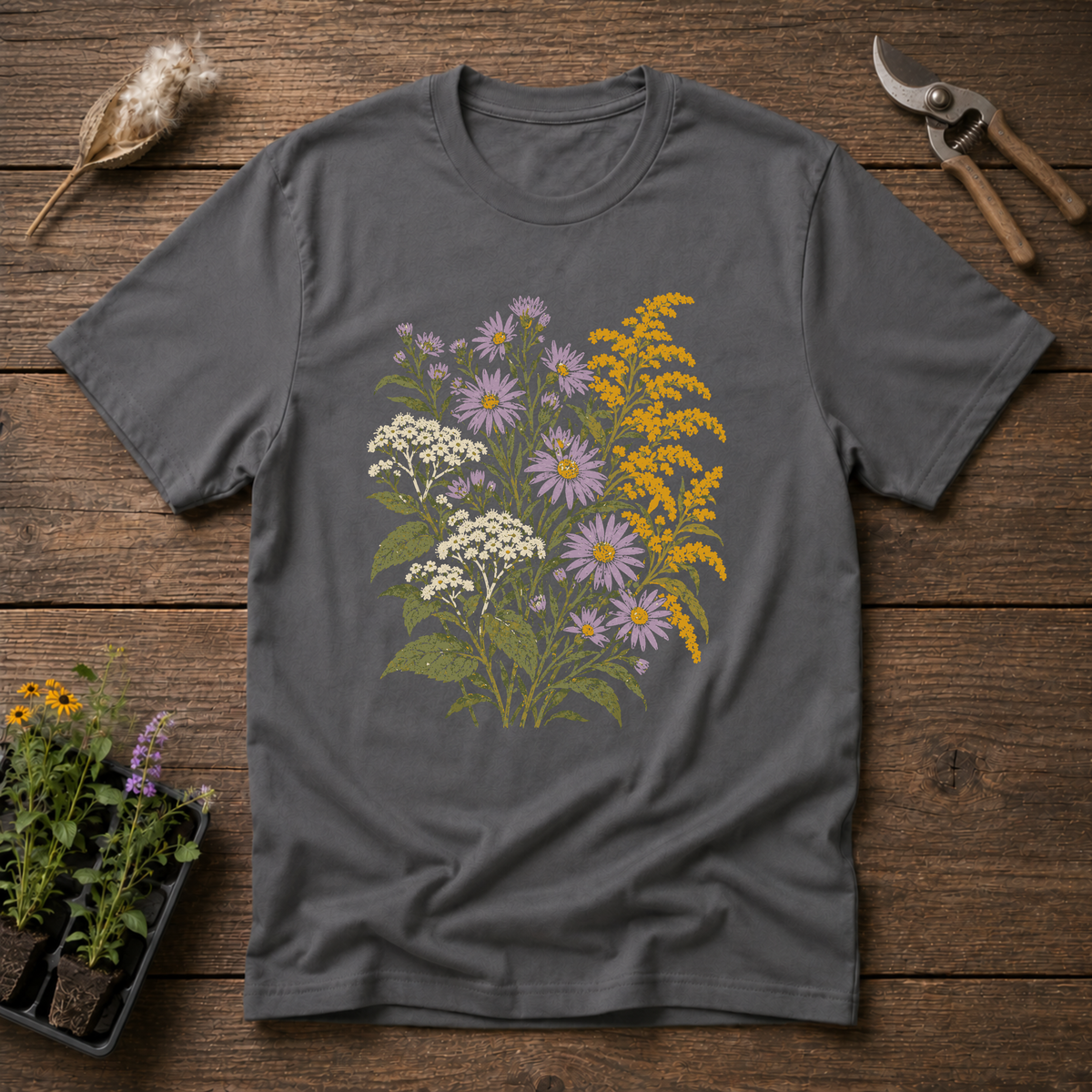 Golden Aster Meadow T-Shirt