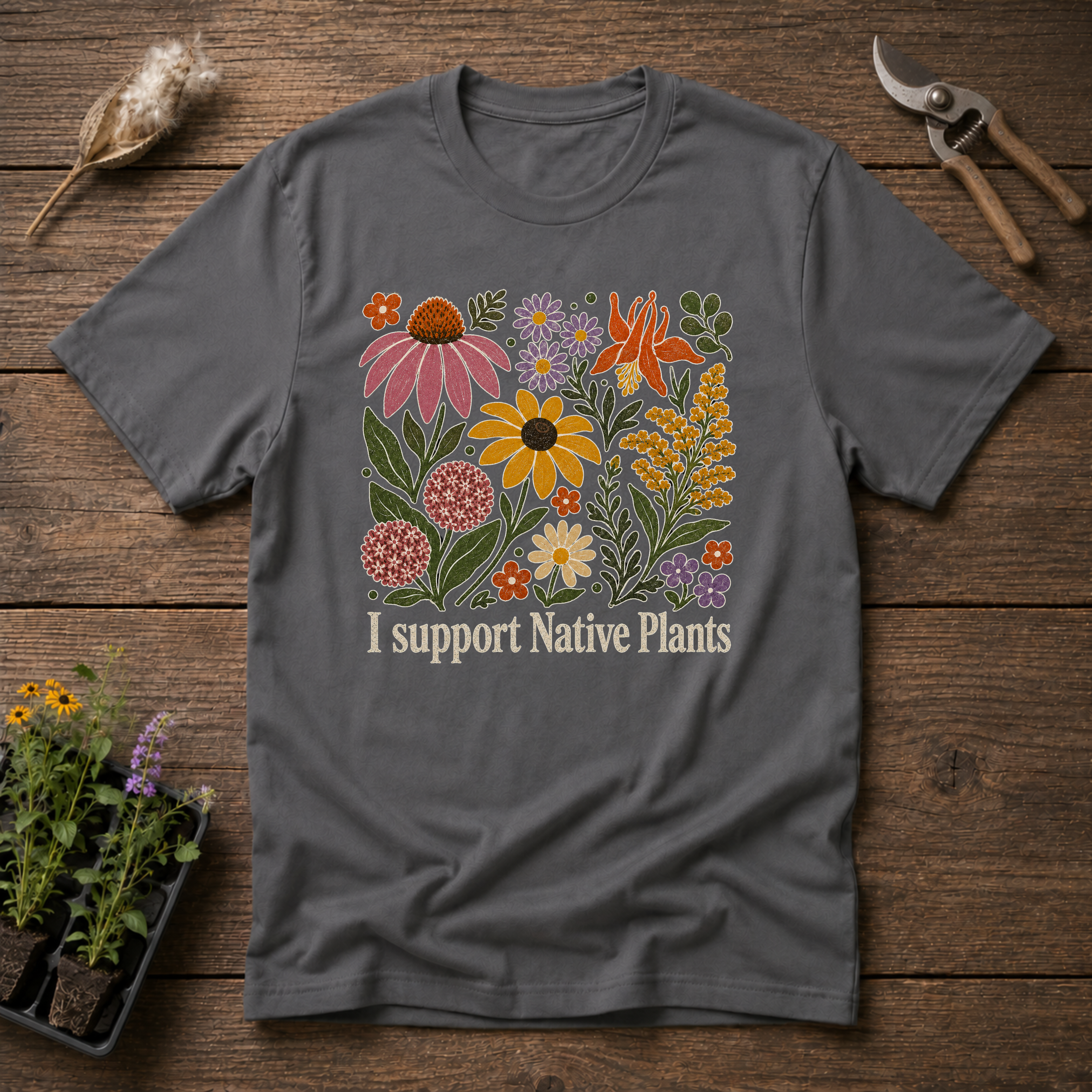 I Support Native Plants T-Shirt
