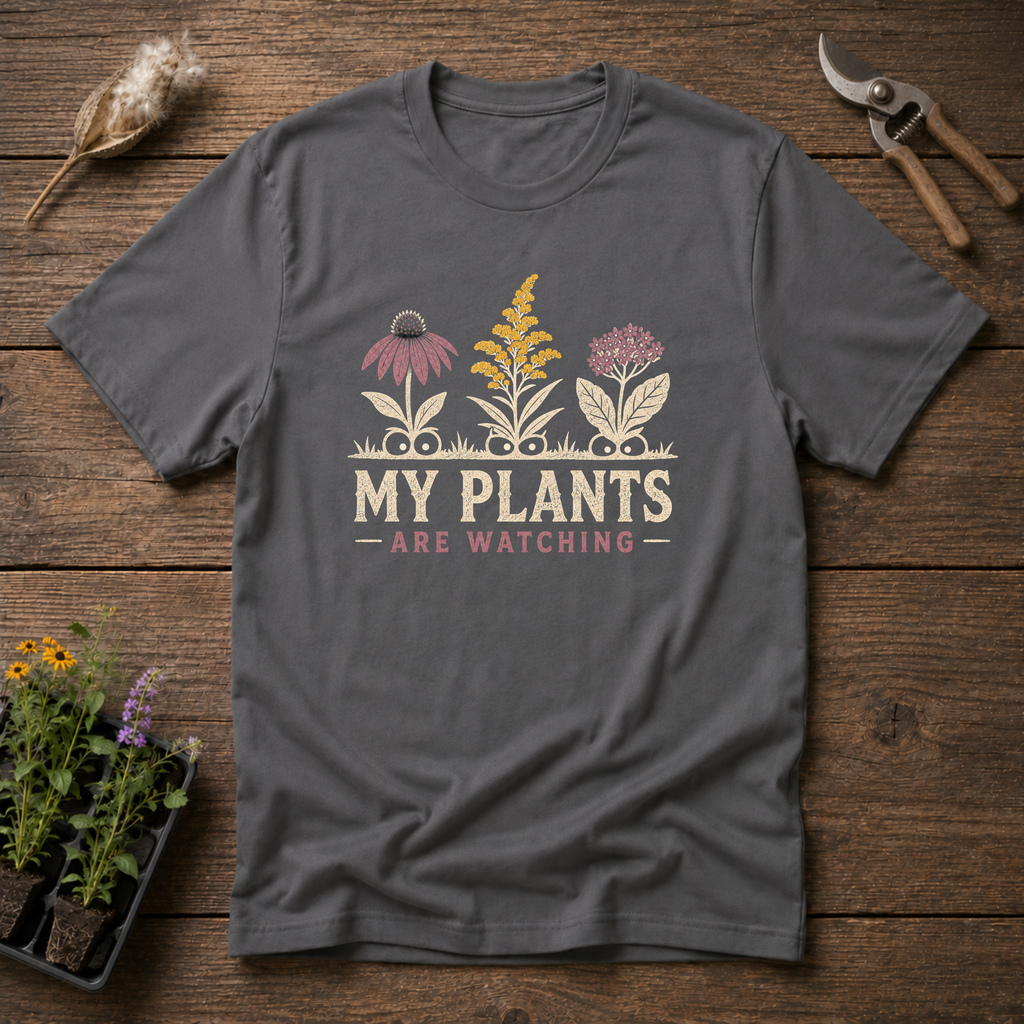 My Plants Are Watching T-Shirt