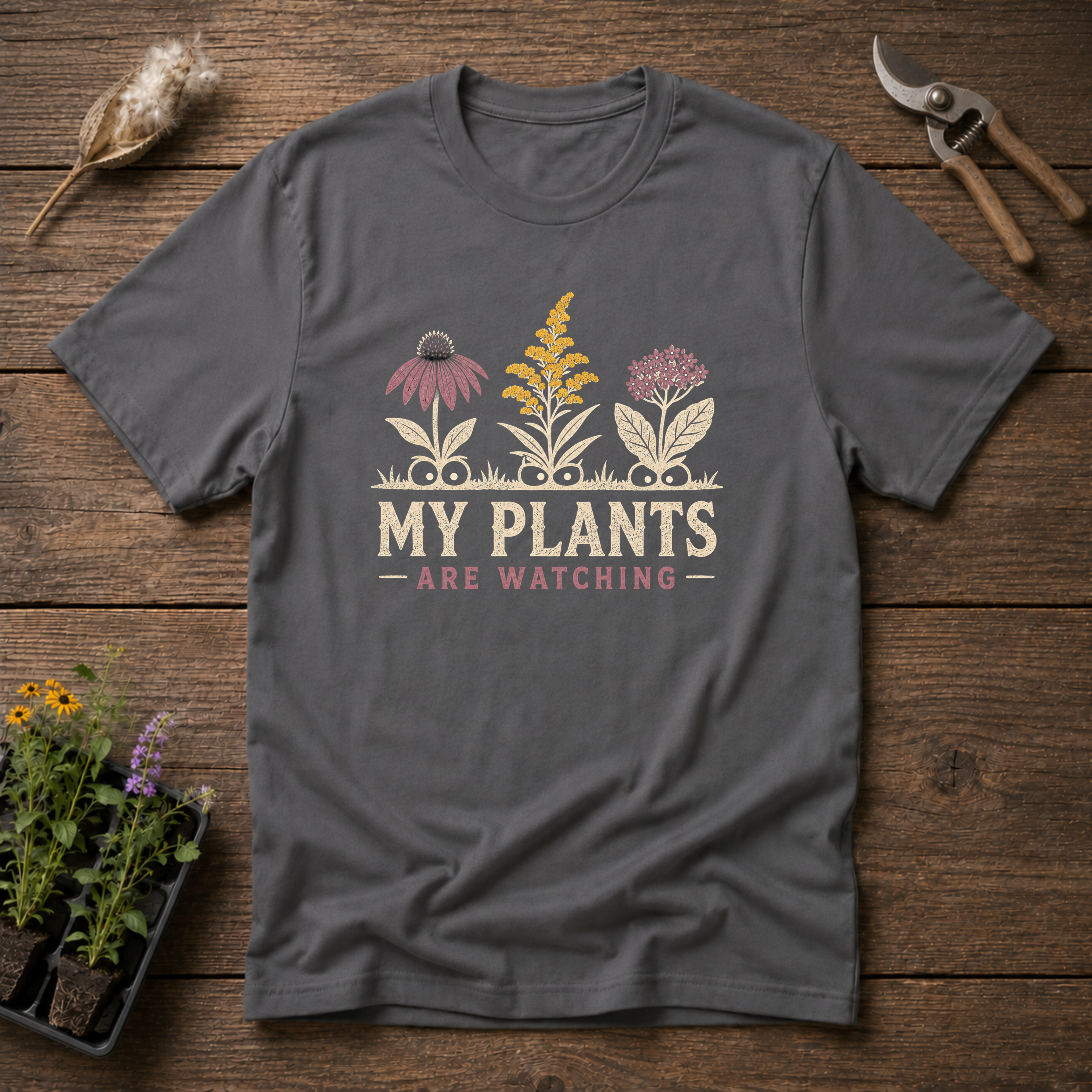 My Plants Are Watching T-Shirt