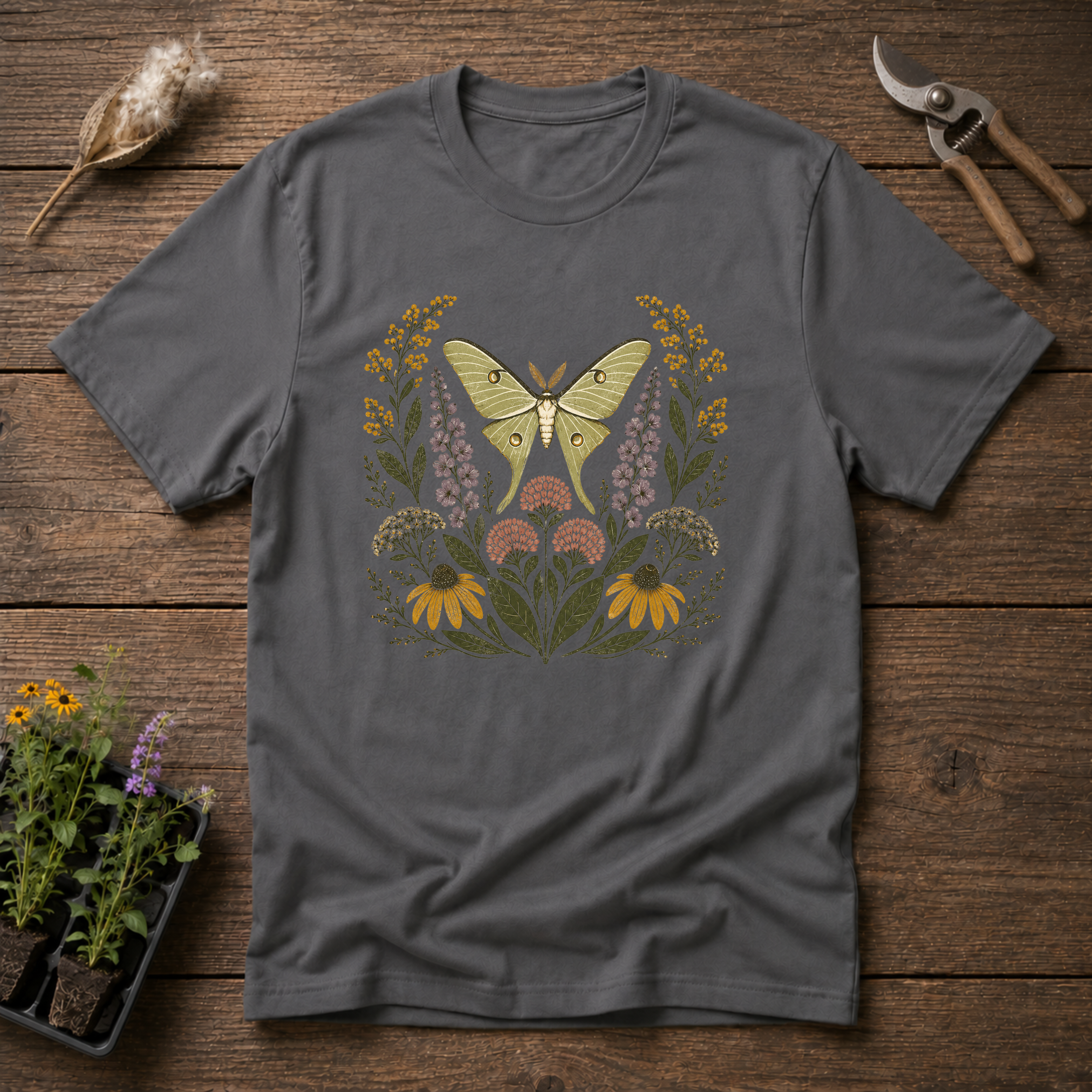 Floral Moth T-Shirt