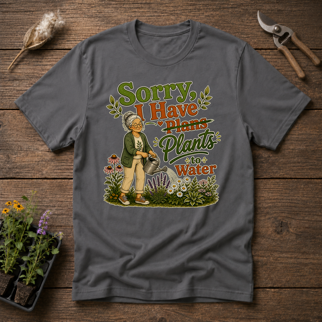 Sorry I Have Plants To Water T-Shirt