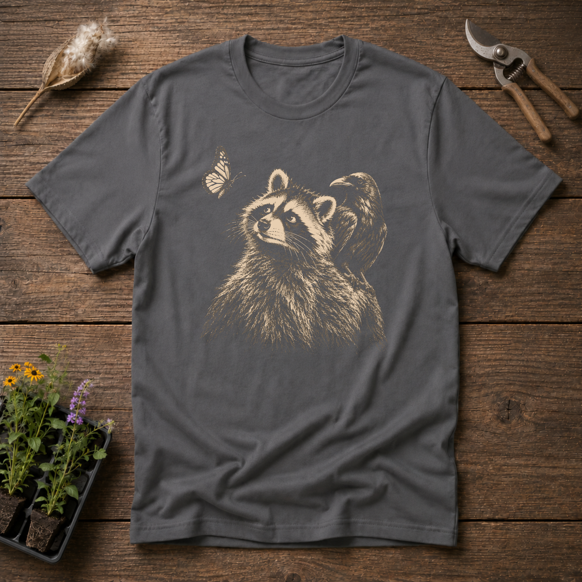 Wild Company T-Shirt in Charcoal