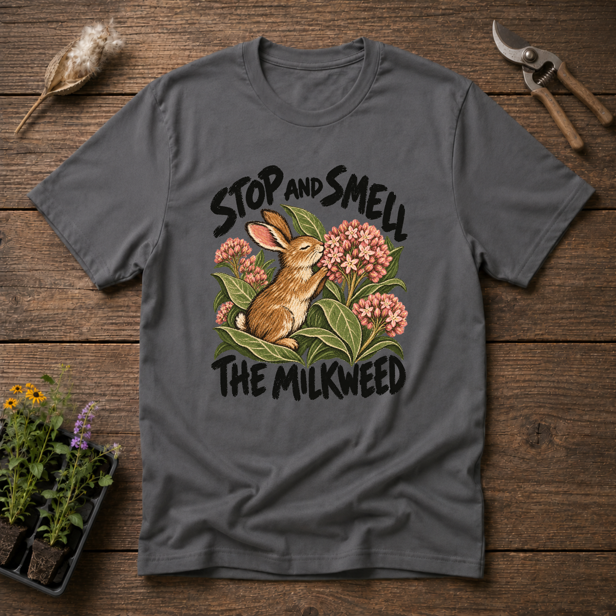 Smell The Milkweed T-Shirt