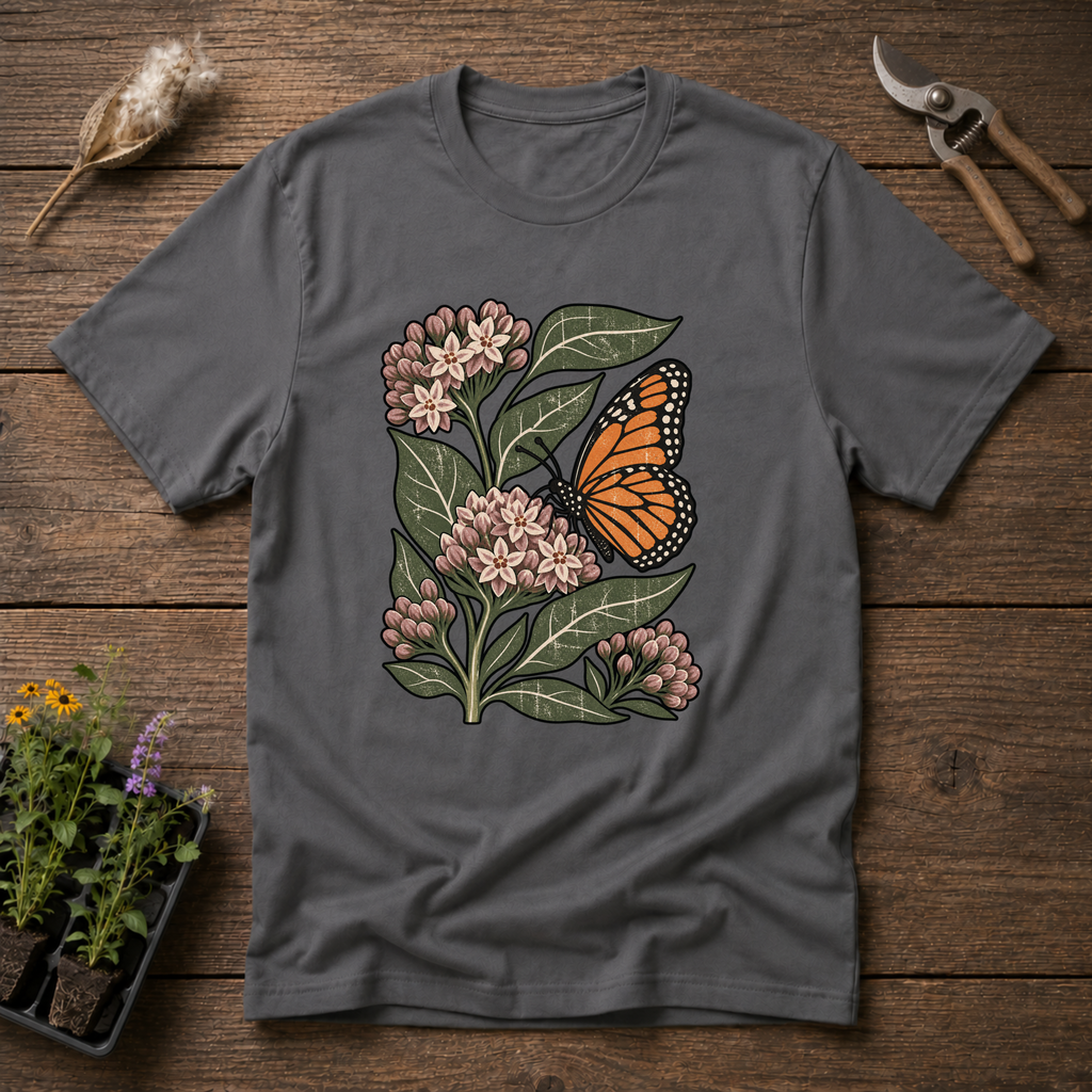 Monarch Milkweed Blooms T-Shirt