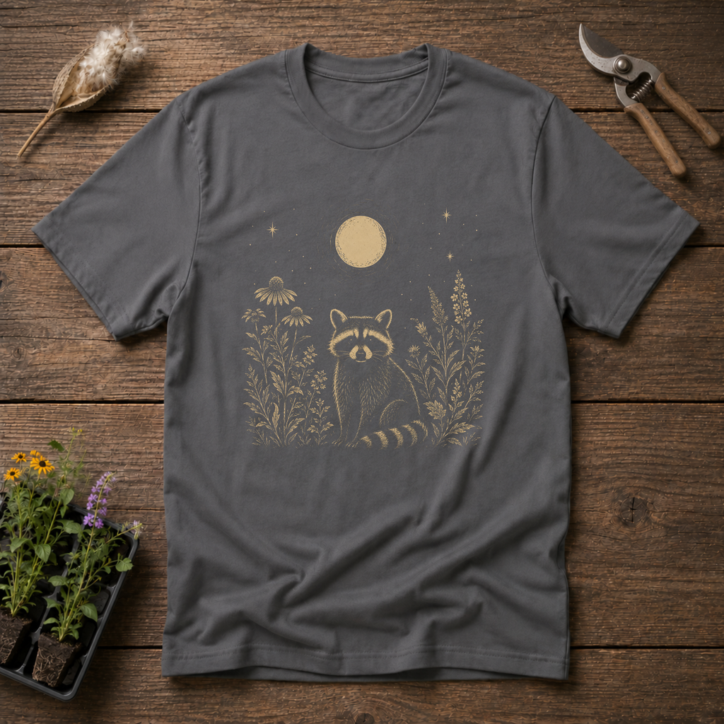 Moonlit Raccoon T-Shirt