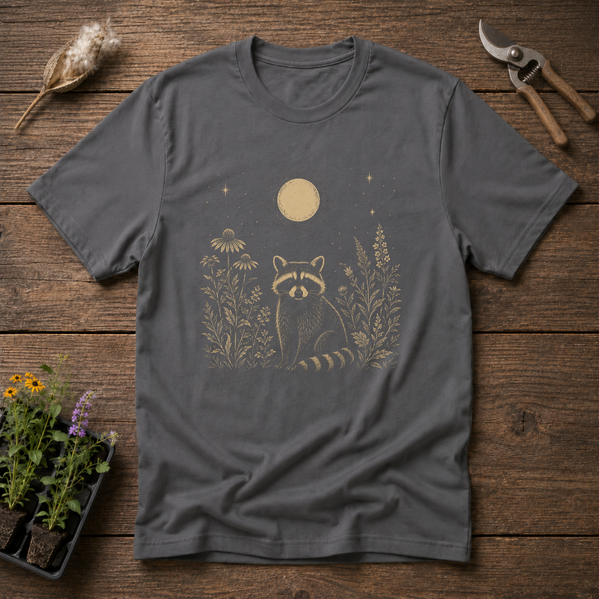 Moonlit Raccoon T-Shirt