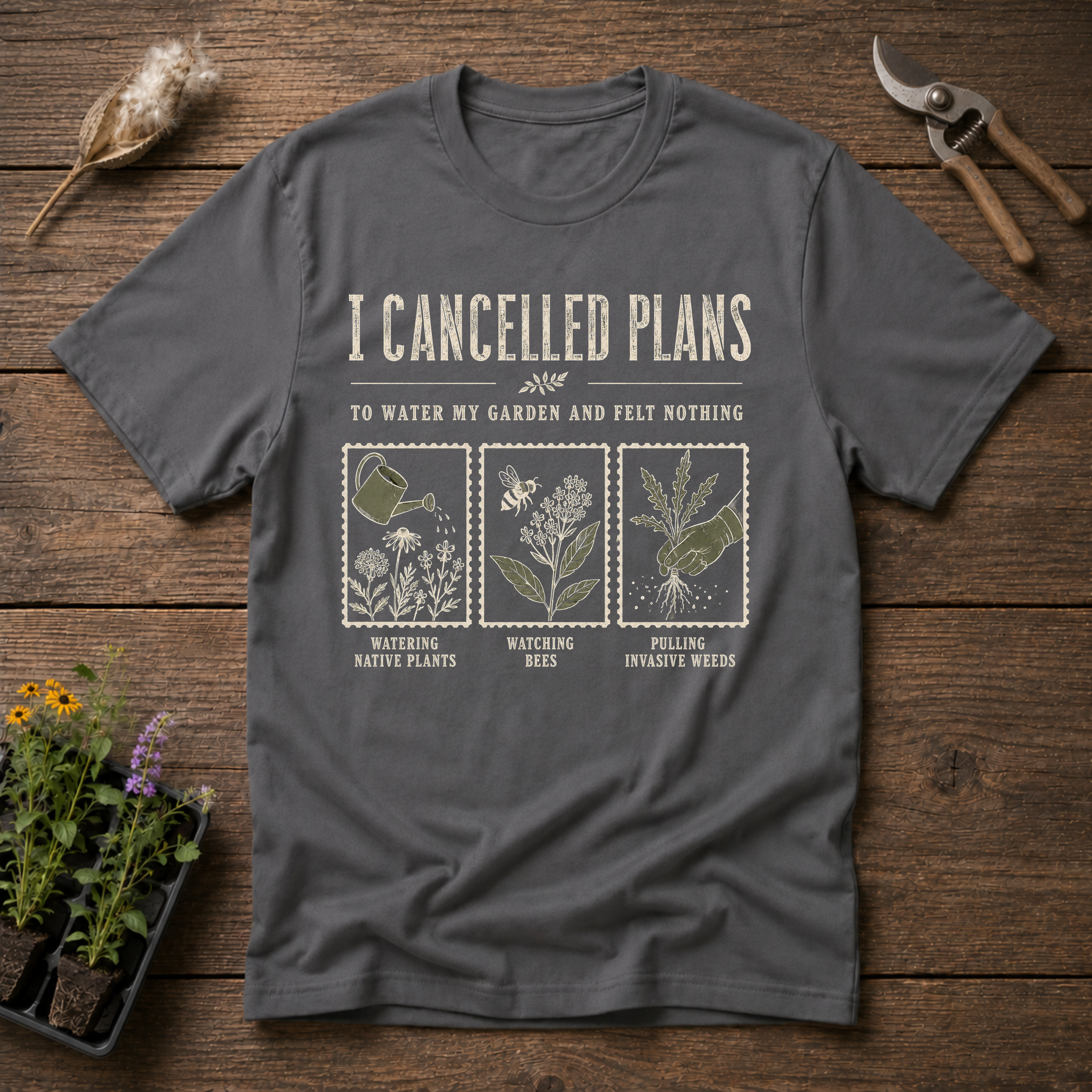 I Cancelled Plans T-Shirt