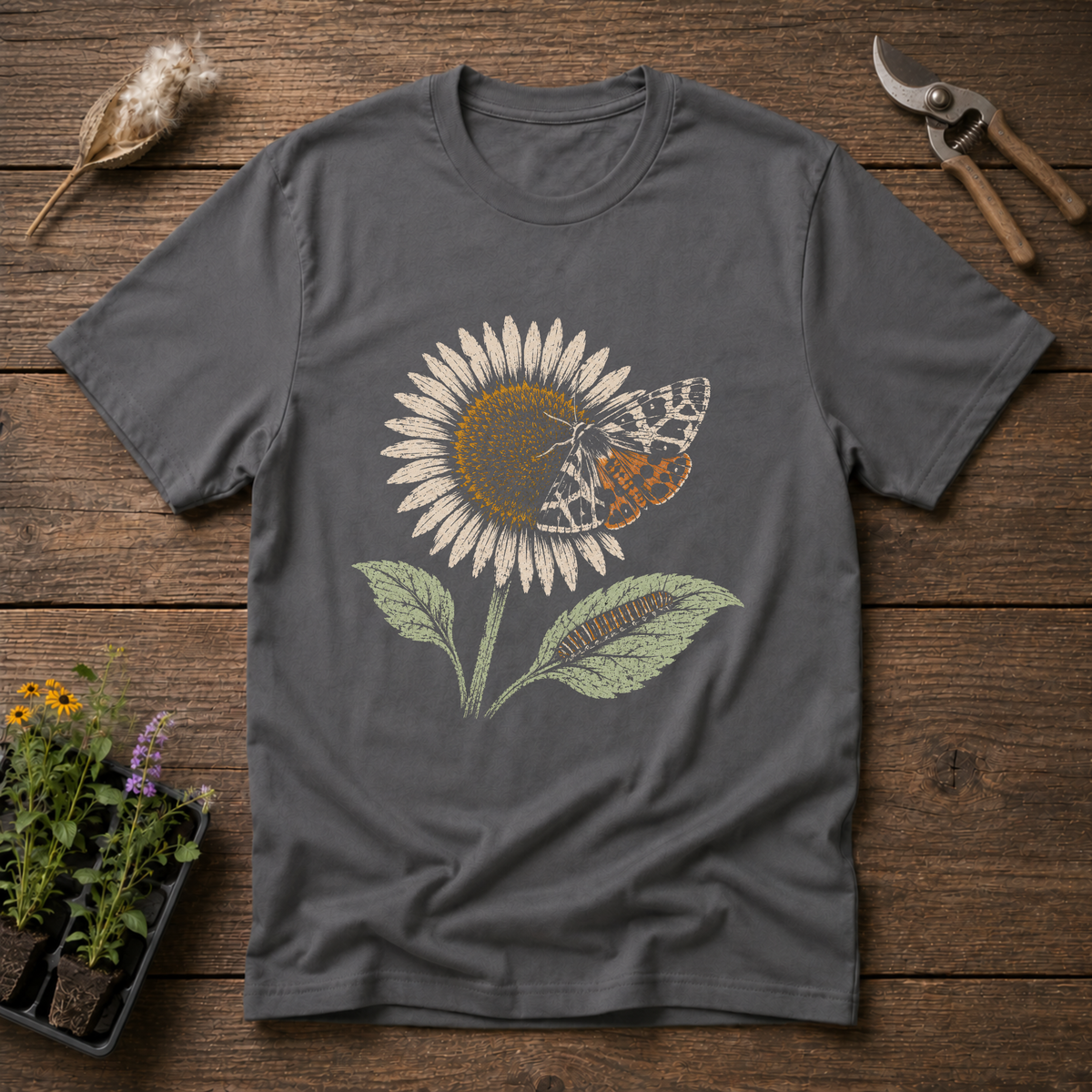 Sunflower Tiger Moth T-Shirt