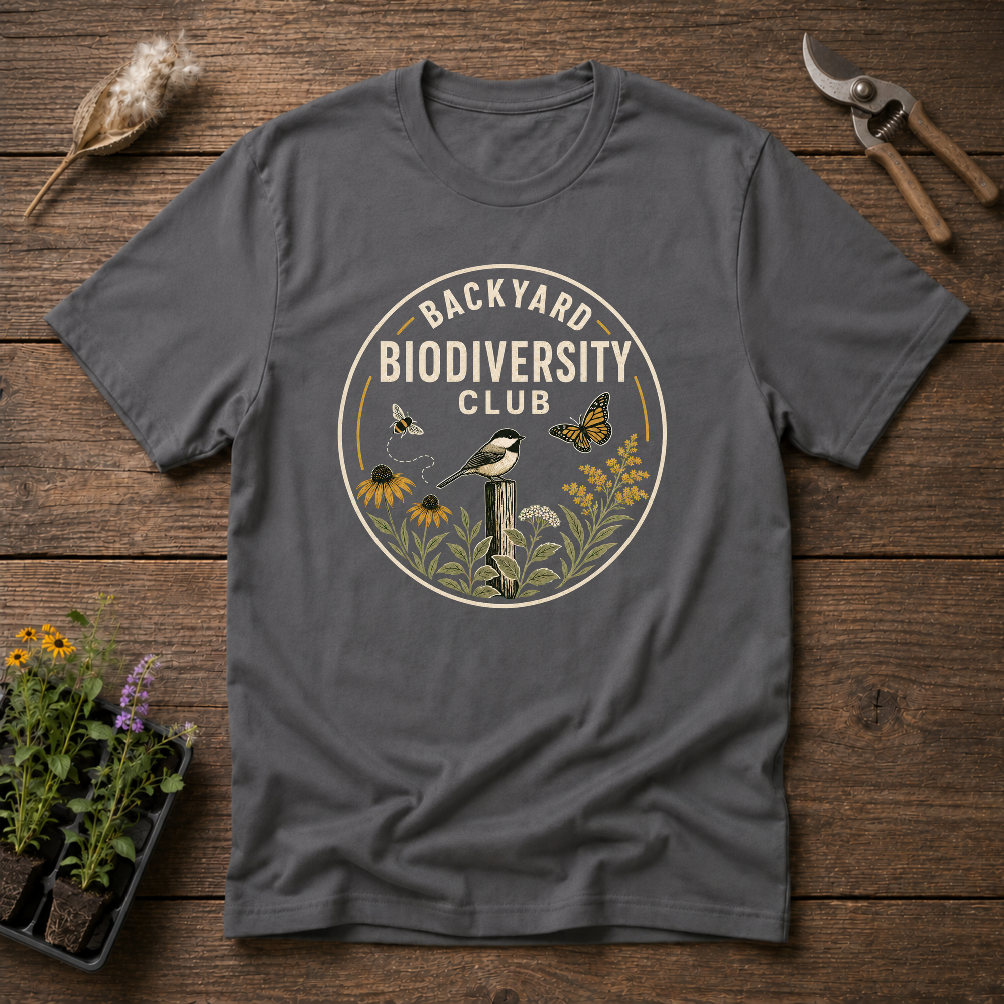 Backyard Biodiversity Club T-Shirt