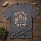 Bug Questions T-Shirt in Charcoal