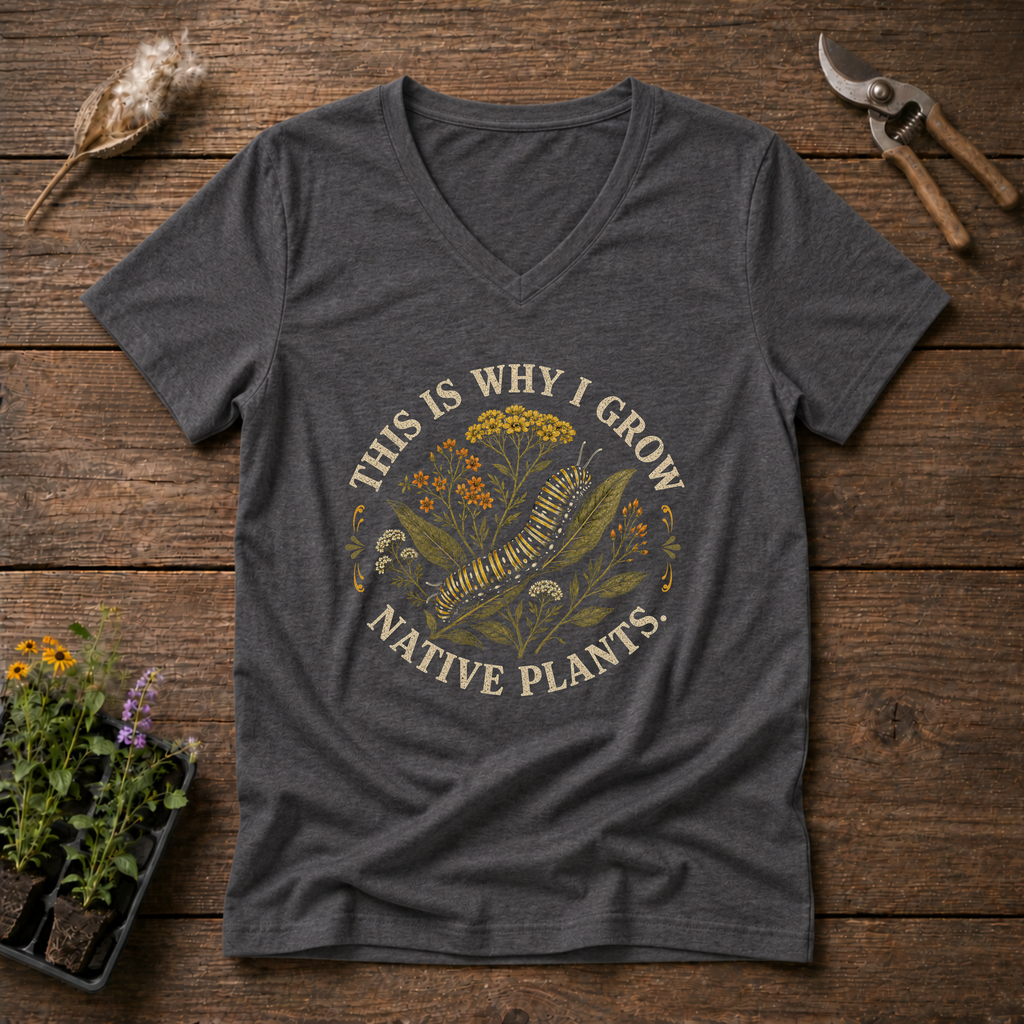 Why I Grow V-Neck Tee