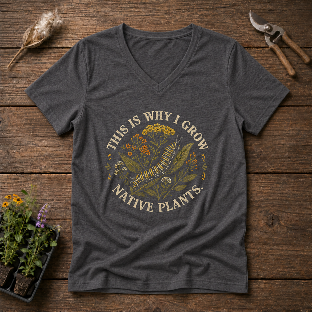 Why I Grow V-Neck Tee