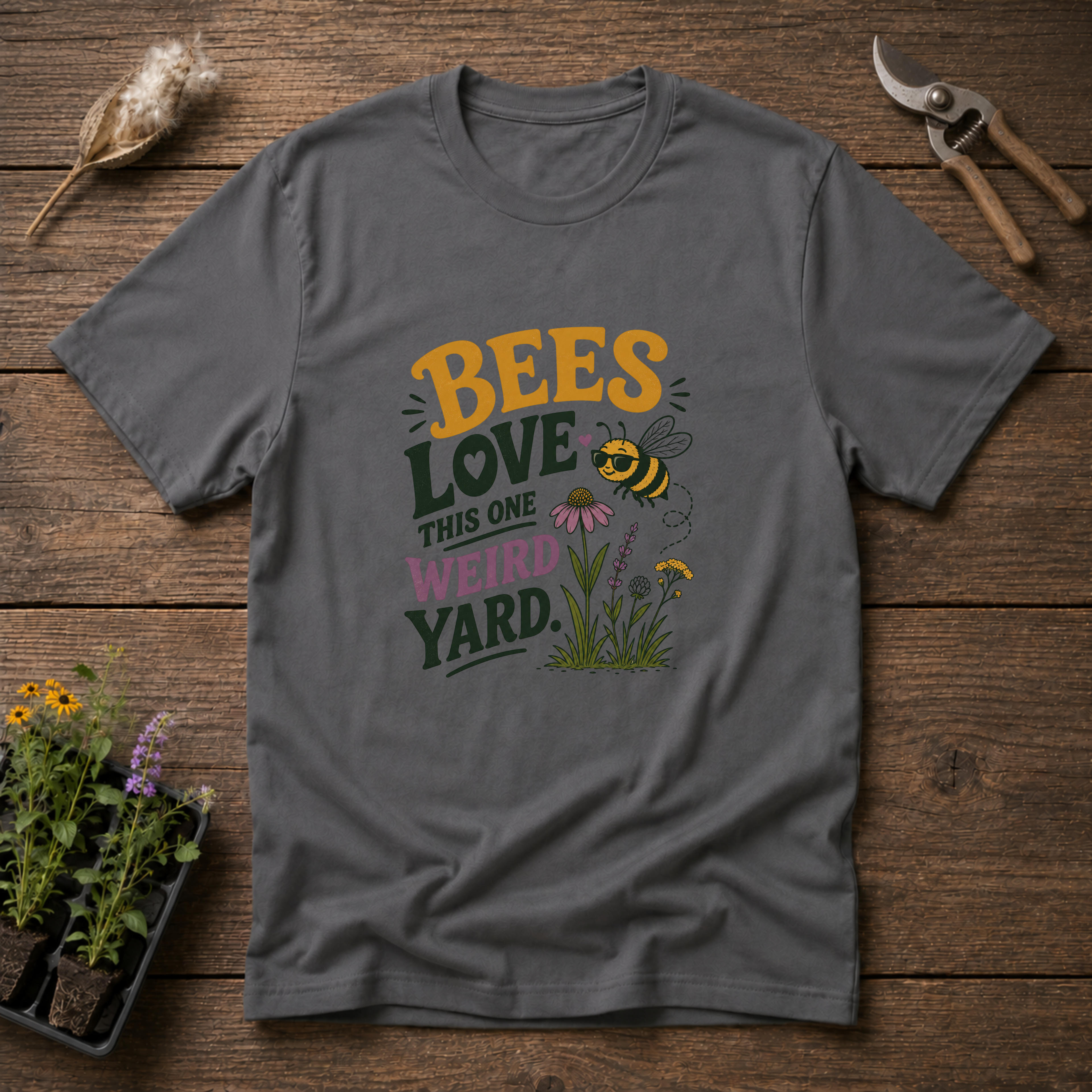 Bees Love This One Weird Yard T-Shirt