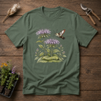 Wild Bergamot & Snowberry Clearwing Moth T-Shirt