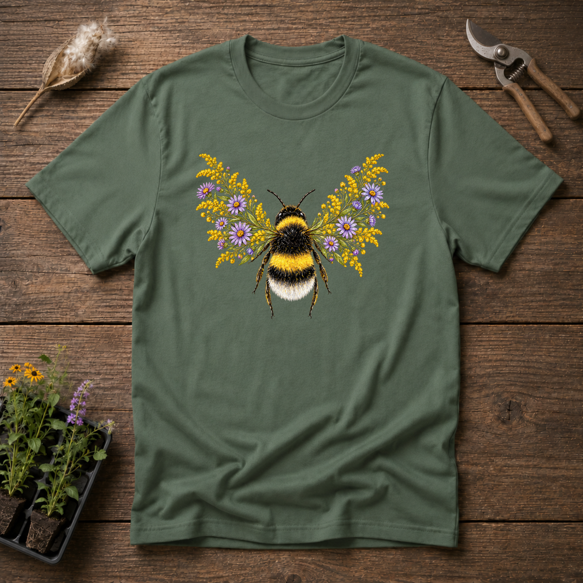 Floral Bumblebee T-Shirt