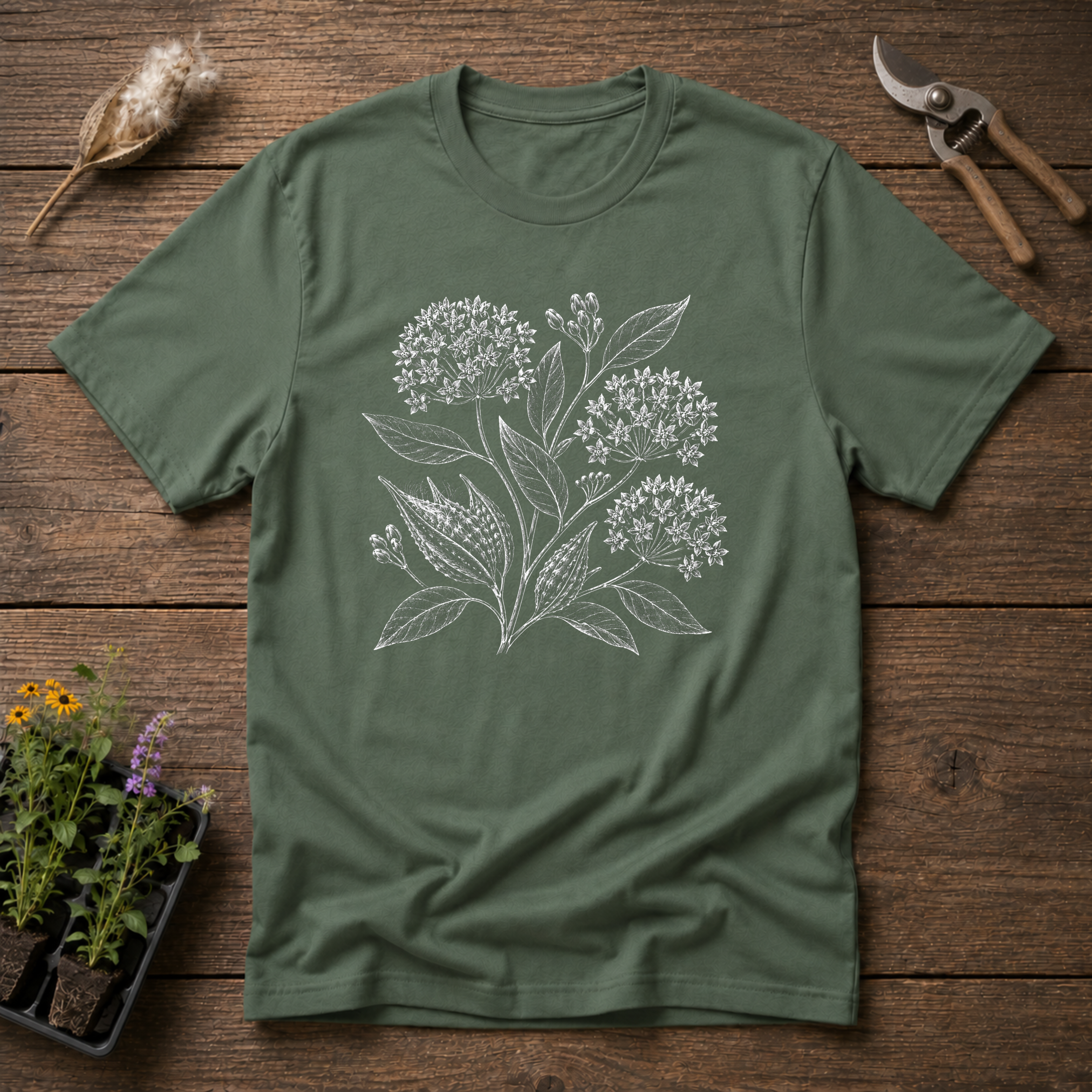 Snowy Milkweed T-Shirt