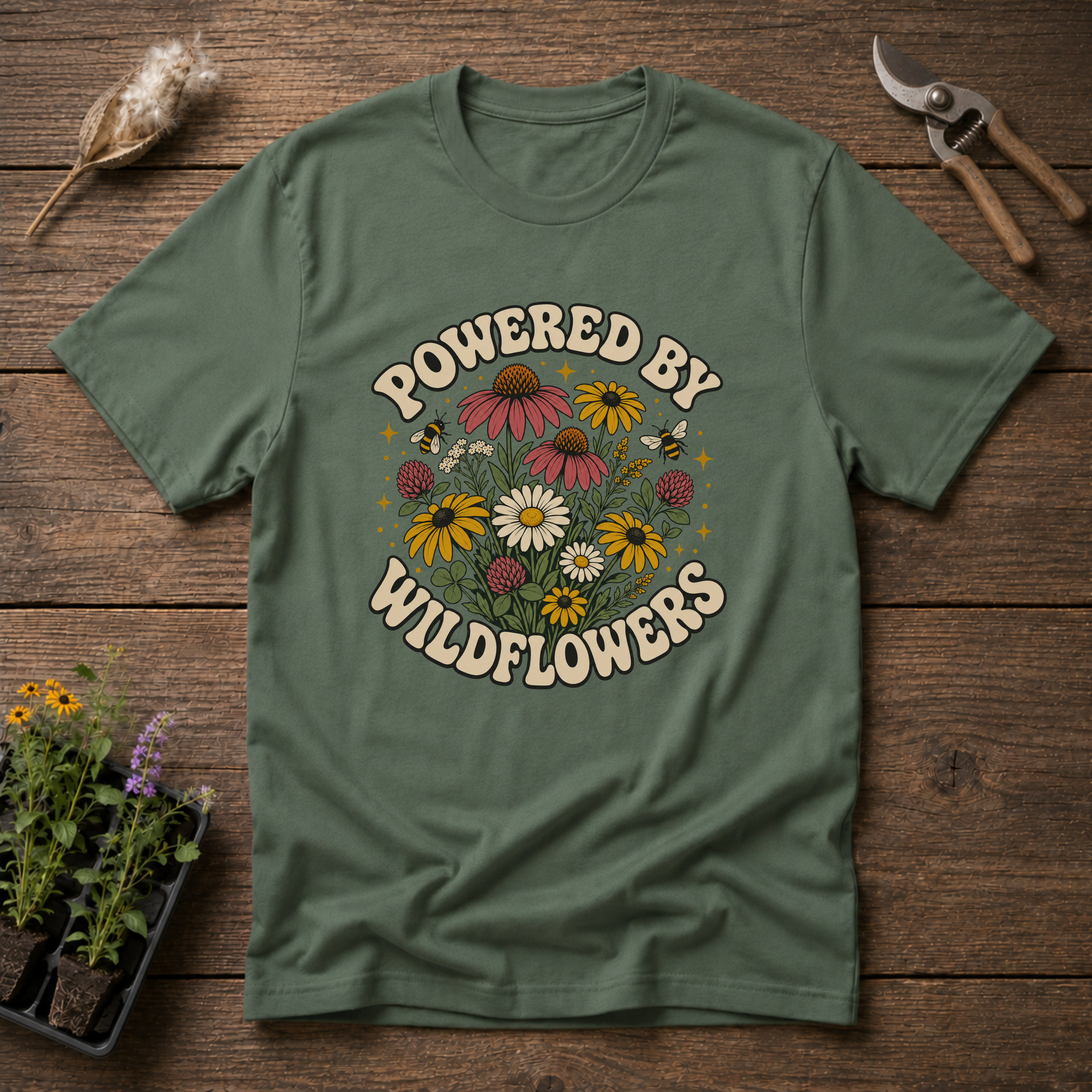Powered By Wildflowers T-Shirt
