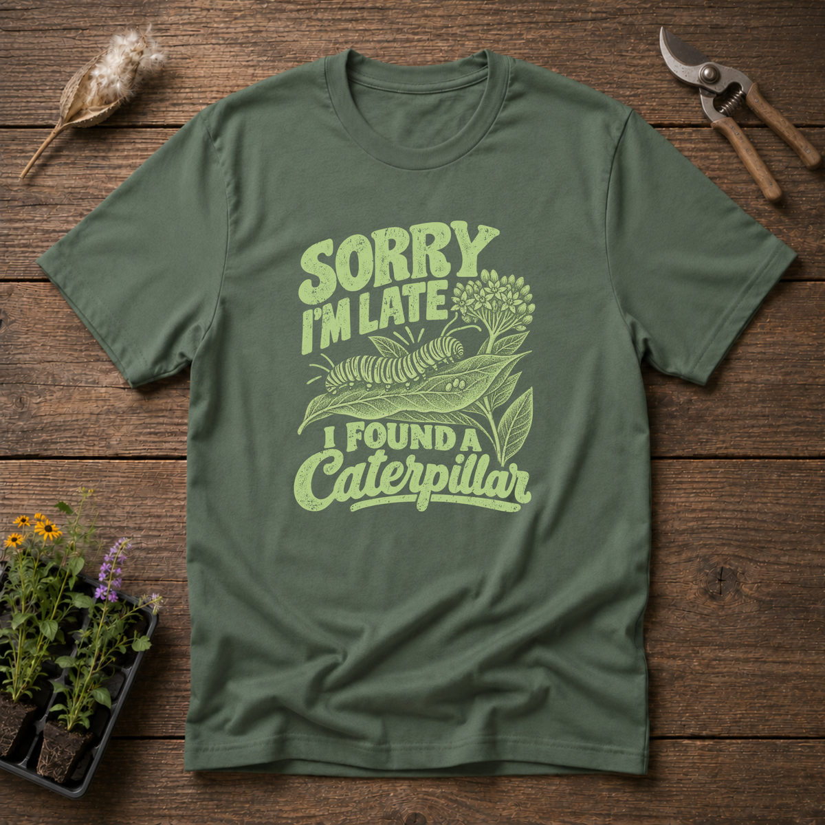 Found a Caterpillar T-Shirt
