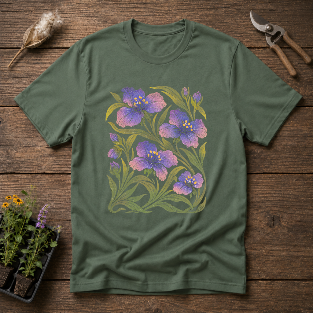 Spiderwort Flower T-Shirt