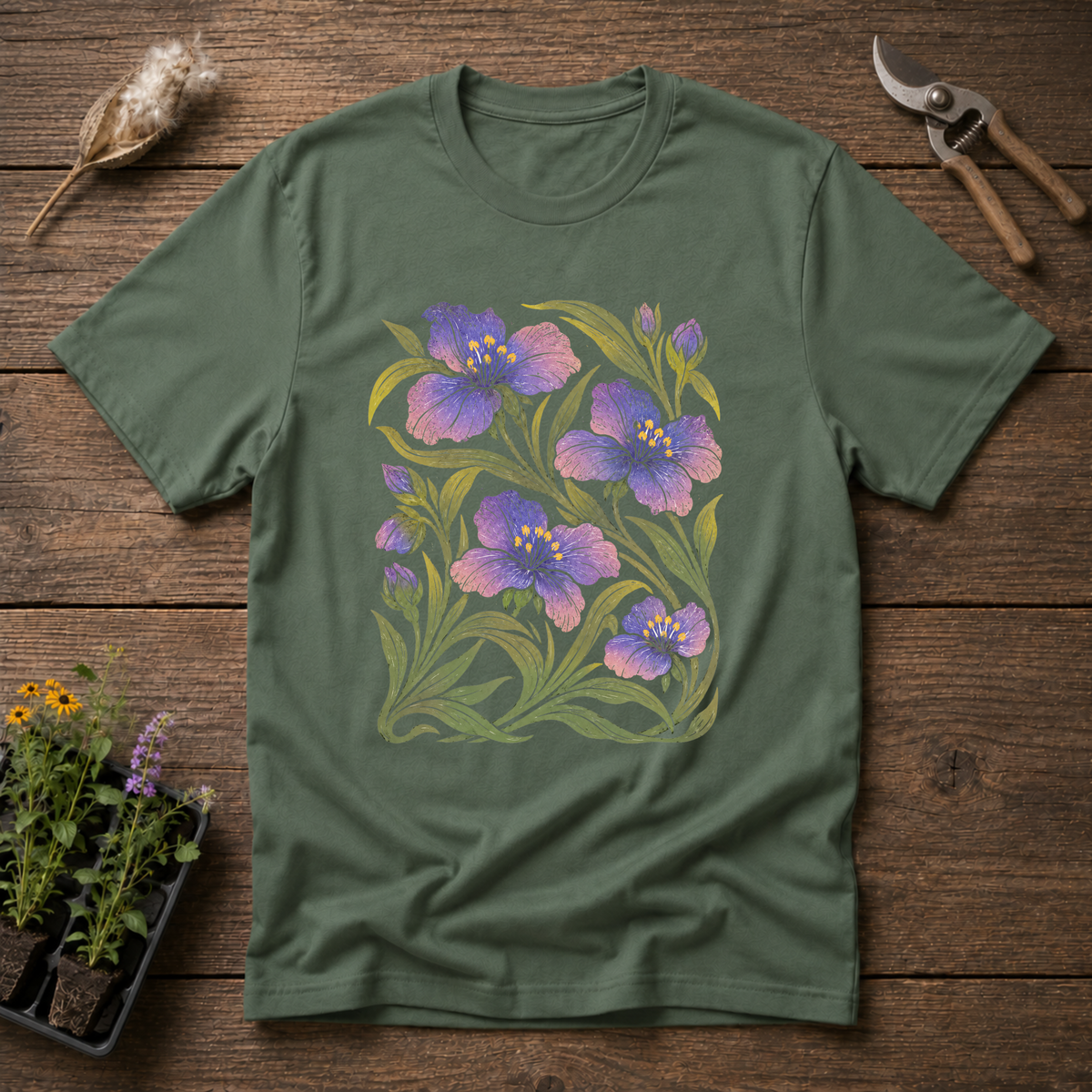 Spiderwort Flower T-Shirt