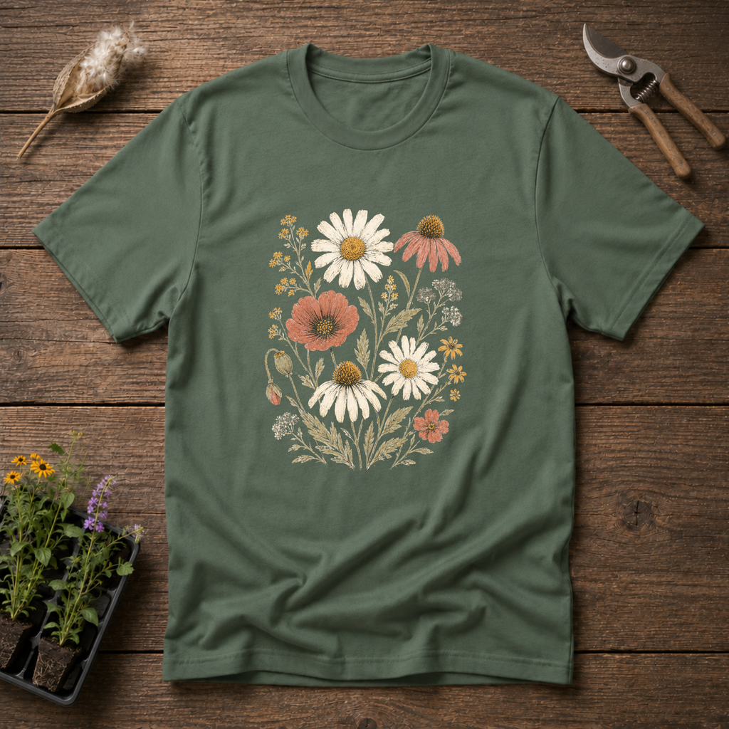 Botanical Wildflowers T-Shirt