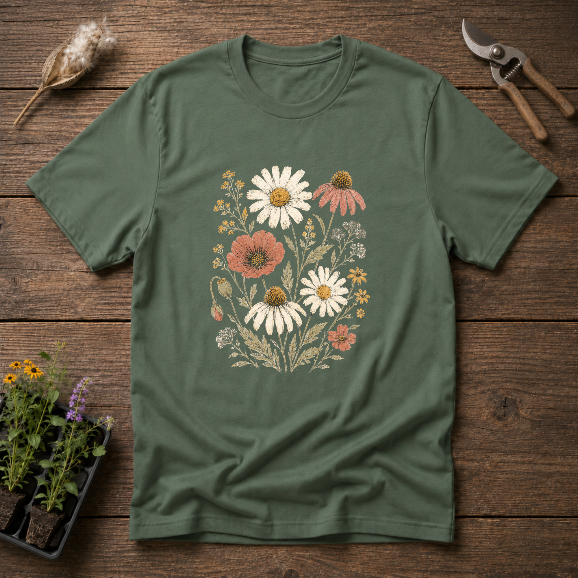 Botanical Wildflowers T-Shirt
