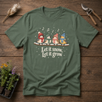 Singing Songbirds T-Shirt in Military Green