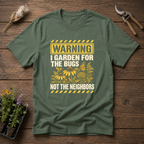 Bugs Over Neighbors T-Shirt in Military Green