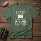 Lawn Problem-Free T-Shirt in Military Green