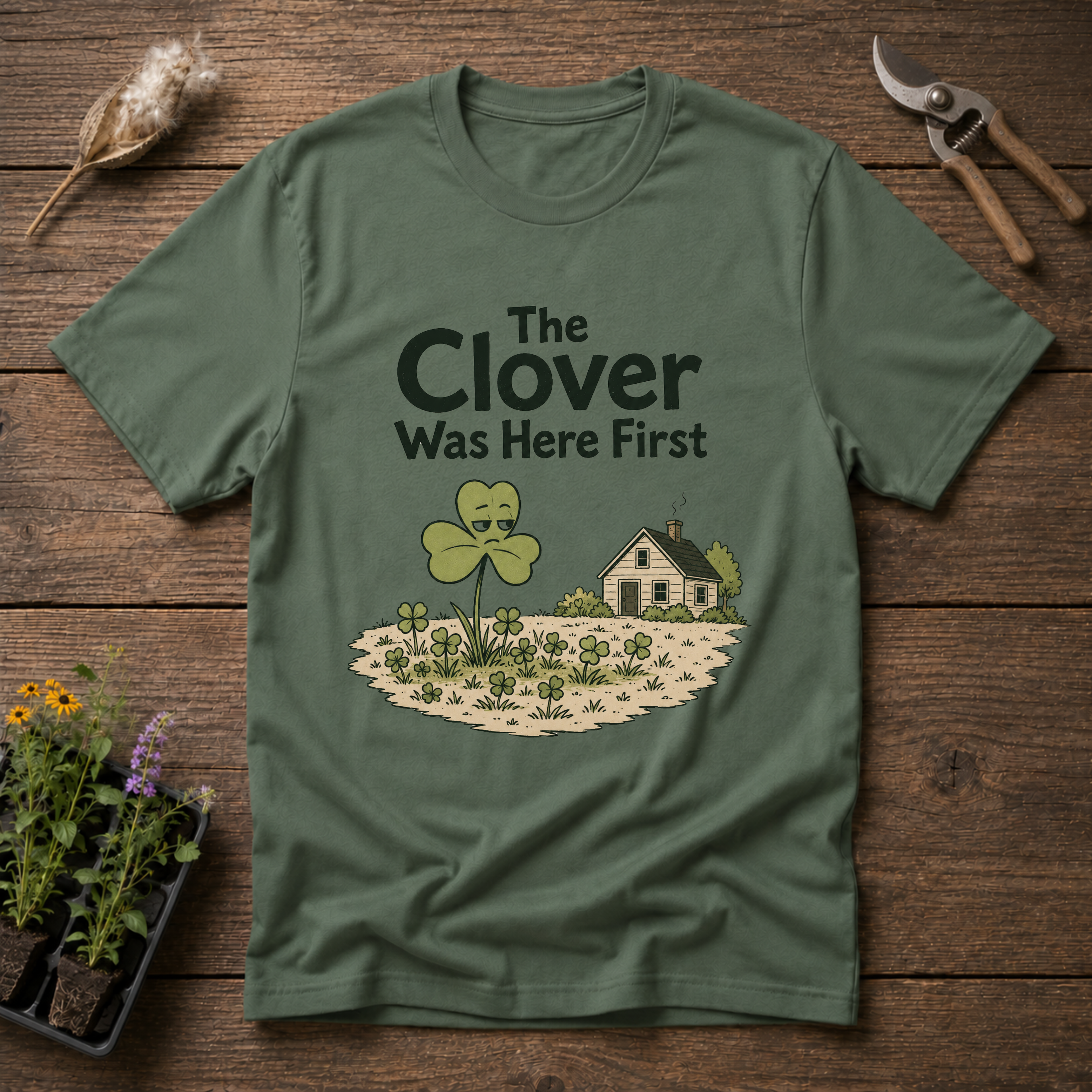 The Clover Was Here First T-Shirt
